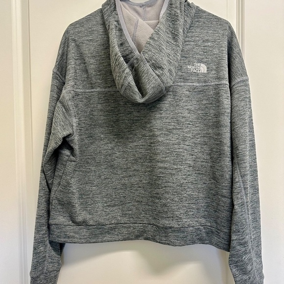 NWT The North Face Women's Canyonlands Pullover Crop | Size Large | Heather Gray - Picture 3 of 7